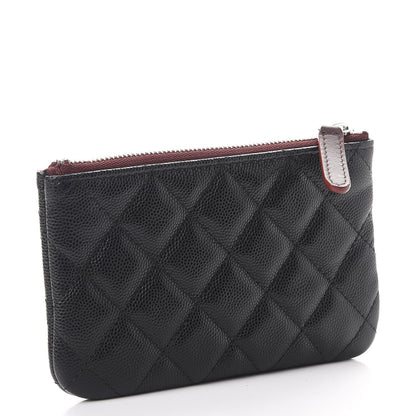Chanel Caviar Quilted Small Cosmetic Case Black 3 of 7