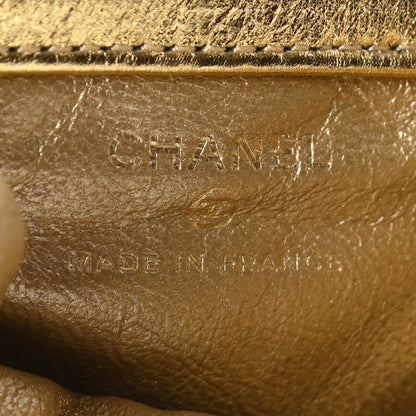 Chanel Metallic Quilted 2.55 Ankle Wrist Bag Gold 6 of 13