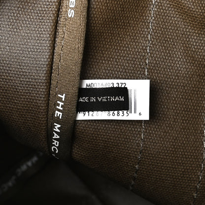 Marc Jacobs Cotton Canvas Mini The Traveler Tote Bag Slate Green 6 of 9