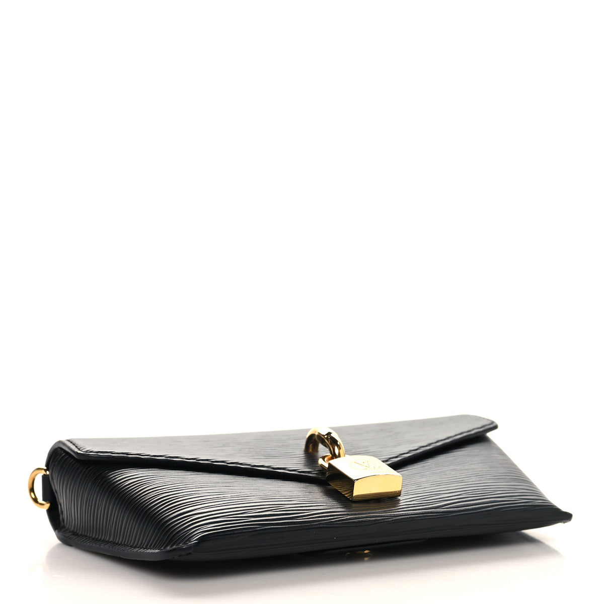 Epi Padlock On Strap Black