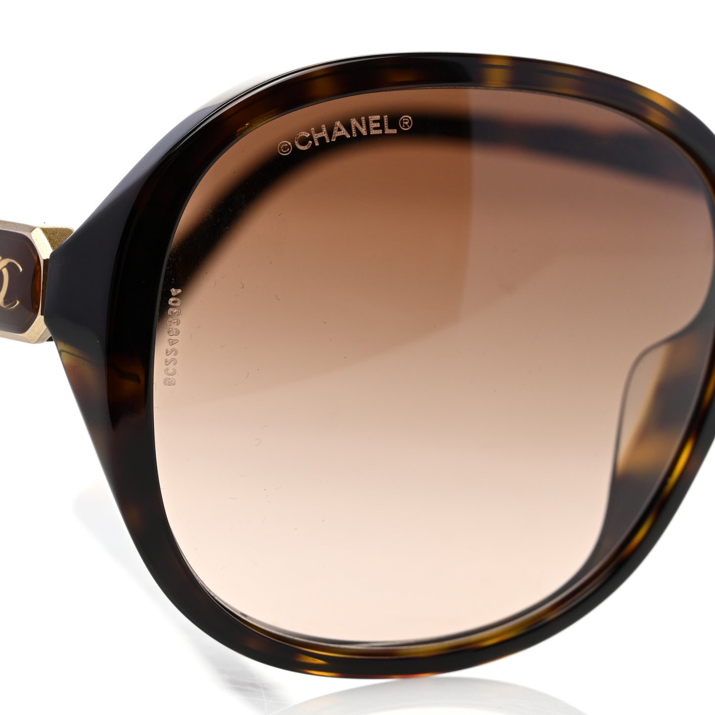 Acetate CC Round Sunglasses 5285-A Tortoise