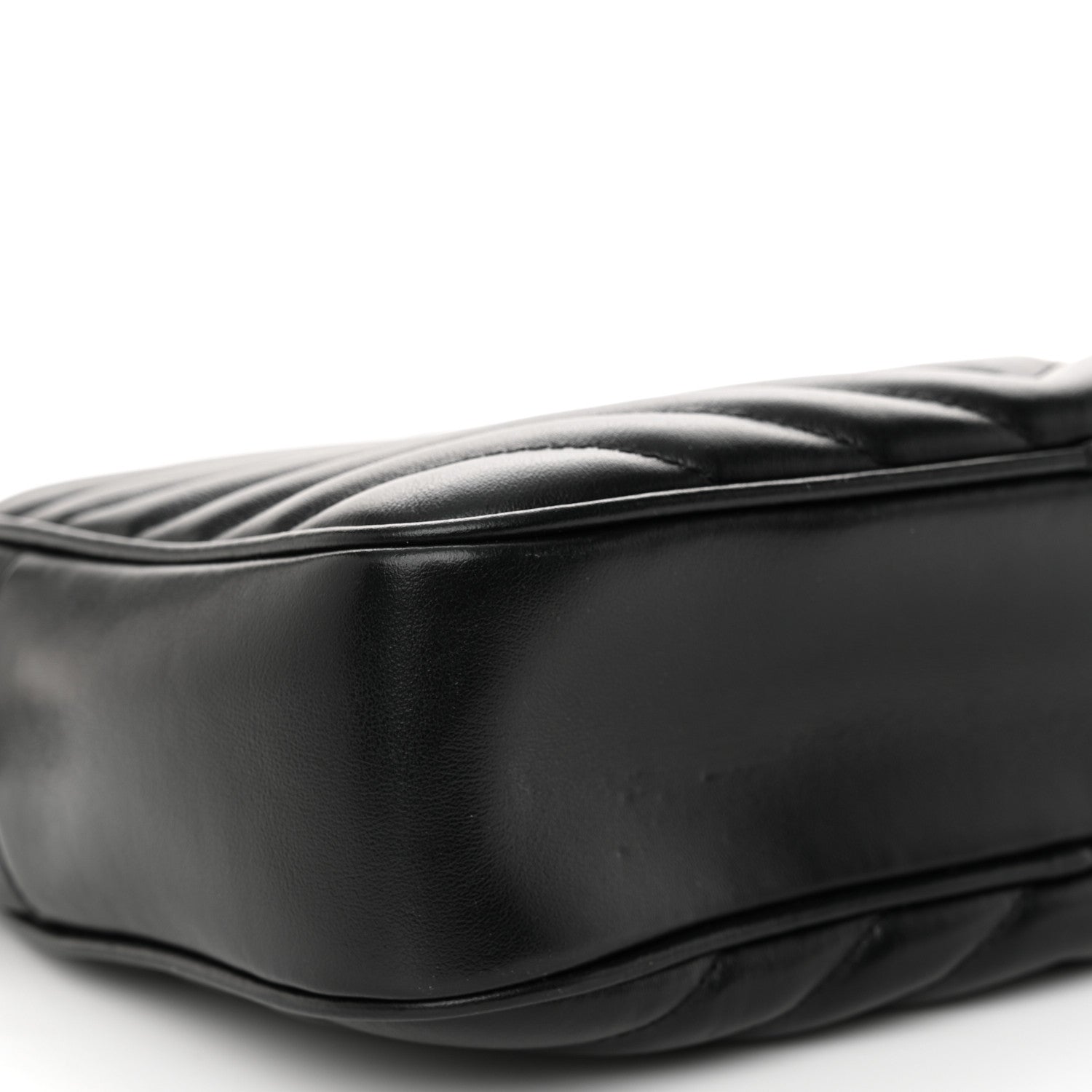 Saint Laurent Calfskin Matelasse Monogram Lou Camera Bag Black 9 of 11