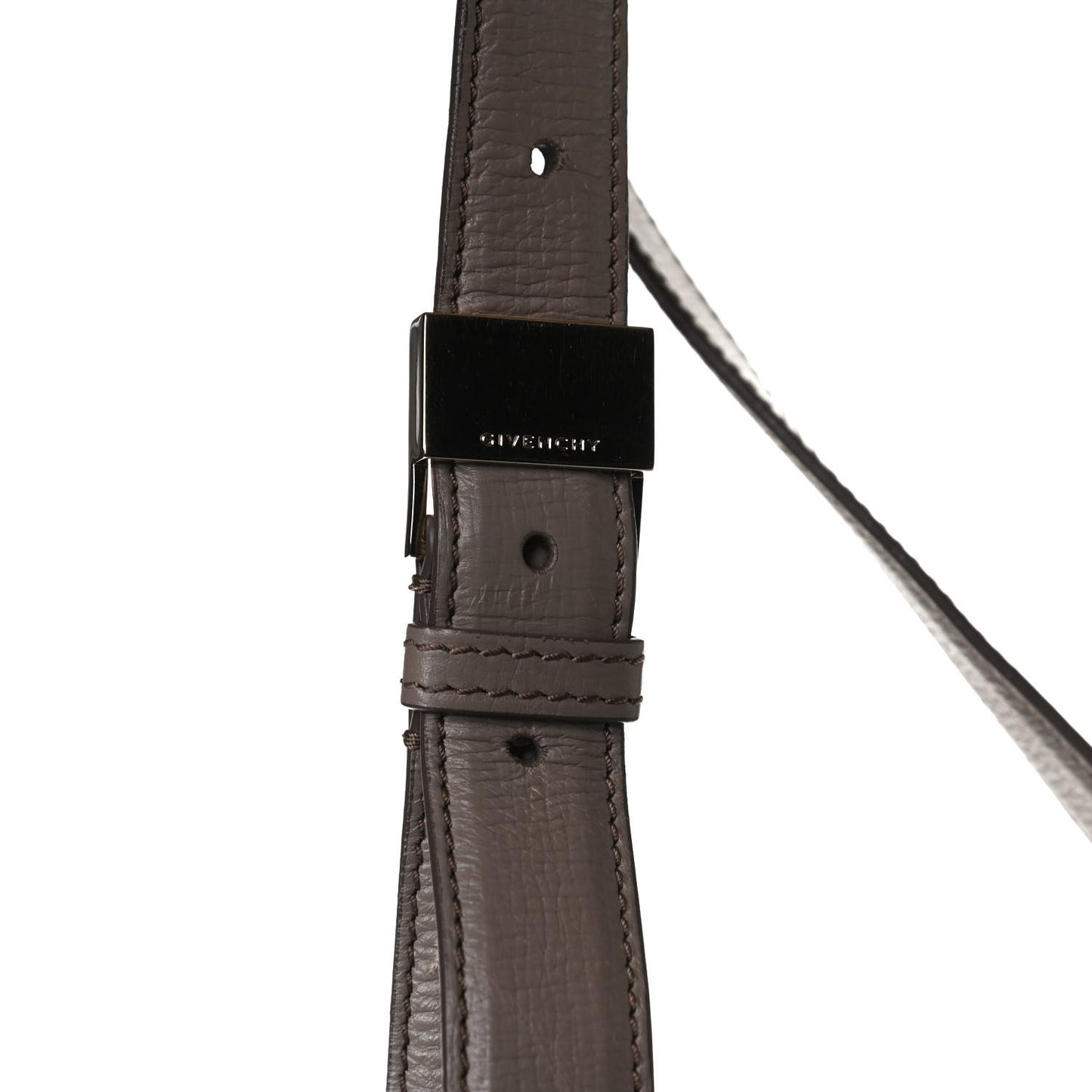 Textured Calfskin Medium Pandora Box Crossbody Bag Taupe