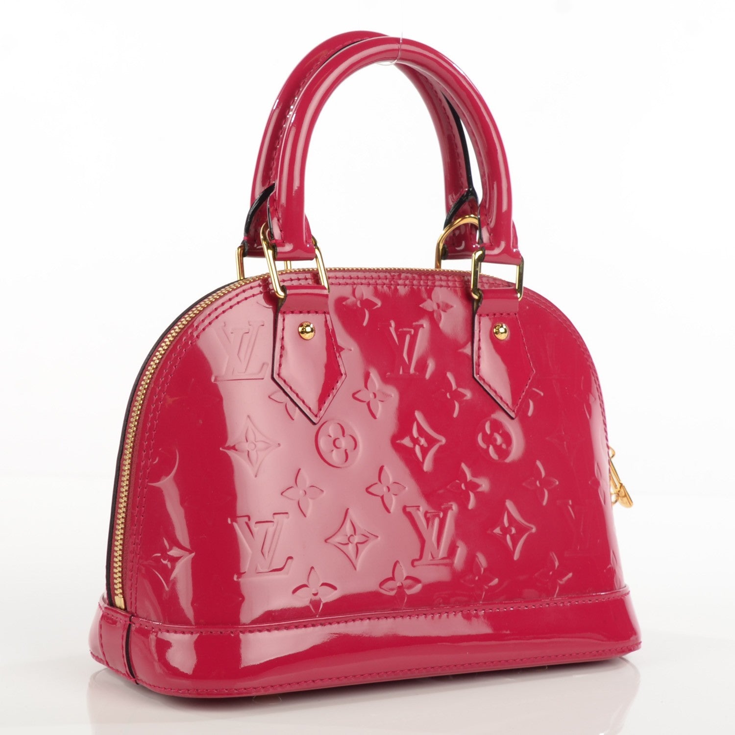 Louis Vuitton Vernis Alma BB Rose Indien 3 of 7