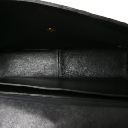 Chanel Caviar Quilted XL Jumbo Single Flap Black 4 of 10