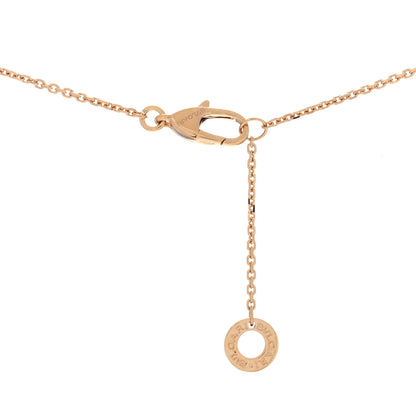 Bulgari 18K Rose Gold Diamond Carnelian Divas' Dream Pendant Necklace 4 of 4