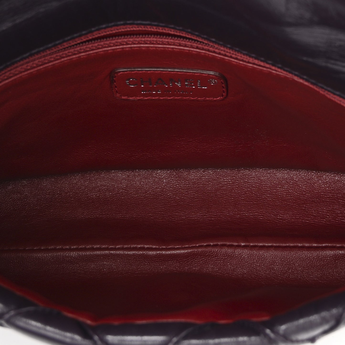 Lambskin Quilted Giant CC Flap Shoulder Bag Purple