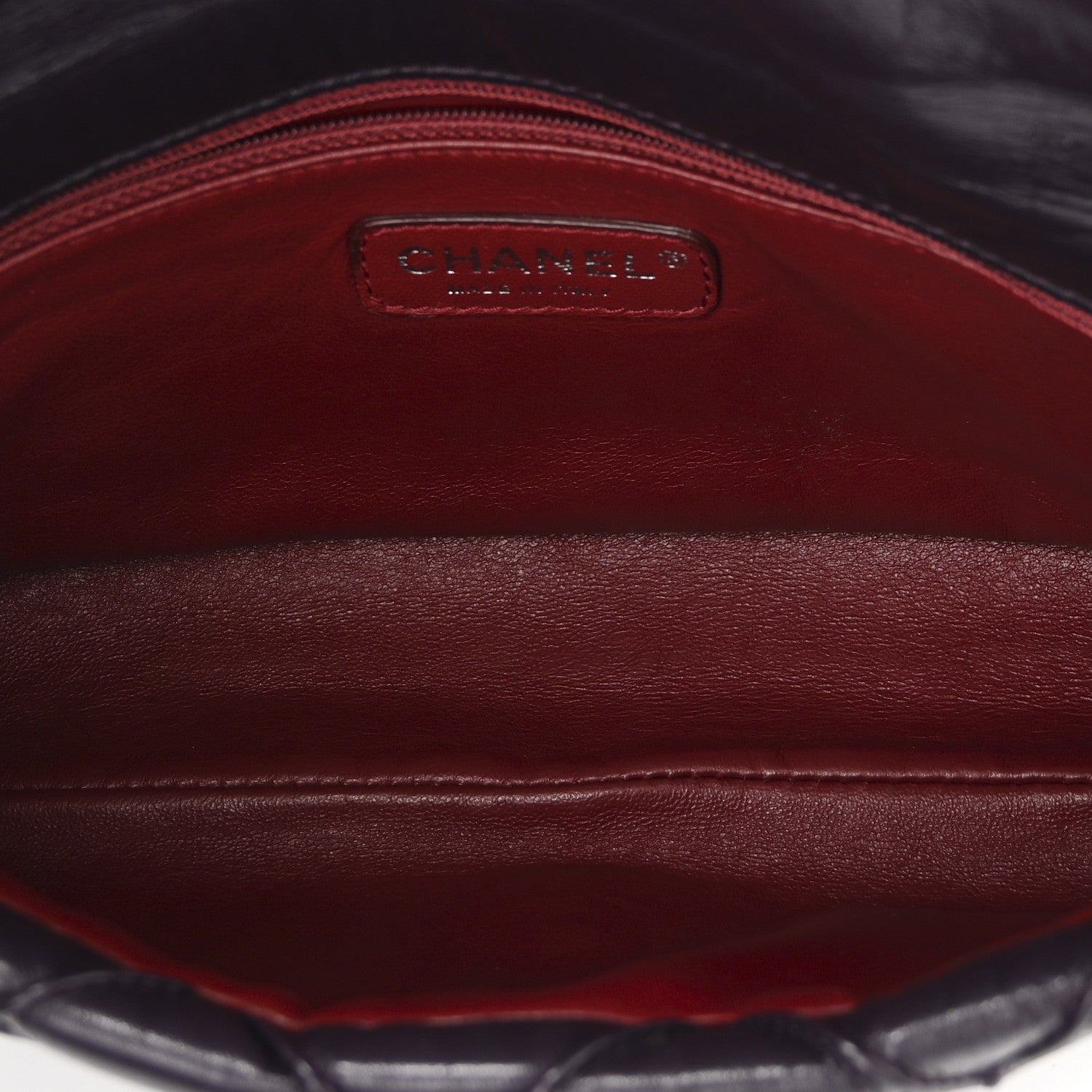 Chanel Lambskin Quilted Giant CC Flap Shoulder Bag Purple 5 of 10