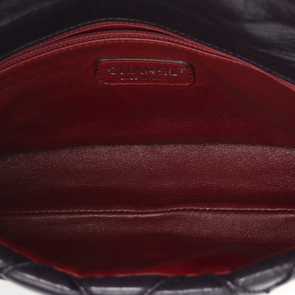 Chanel Lambskin Quilted Giant CC Flap Shoulder Bag Purple 5 of 10