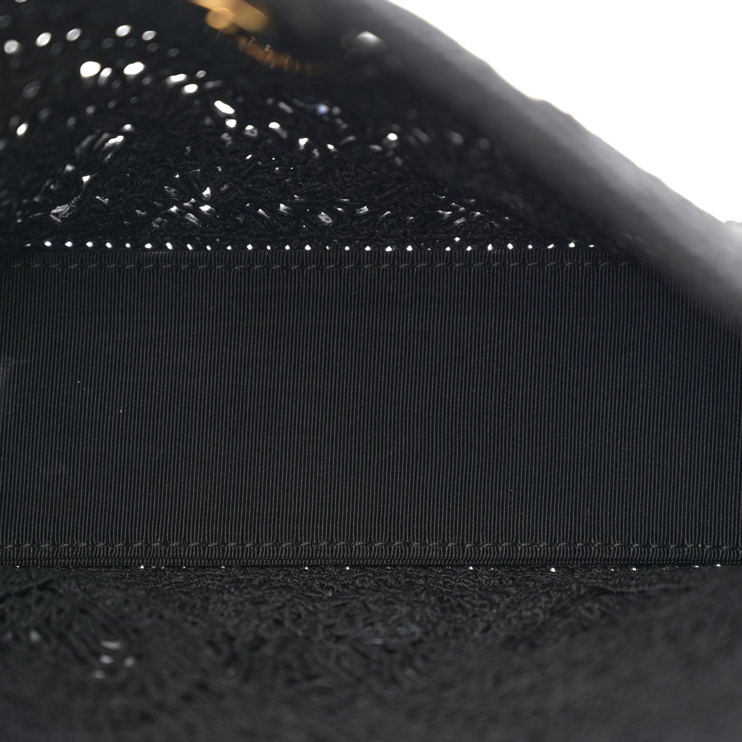 DOLCE GABBANA Cordonetto Lace Shoulder Bag Black