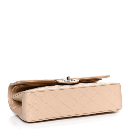 Chanel Caviar Quilted Medium Double Flap Beige 4 of 11