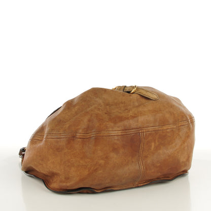 Miu Miu Ostrich Aviator Hobo Beige 4 of 9