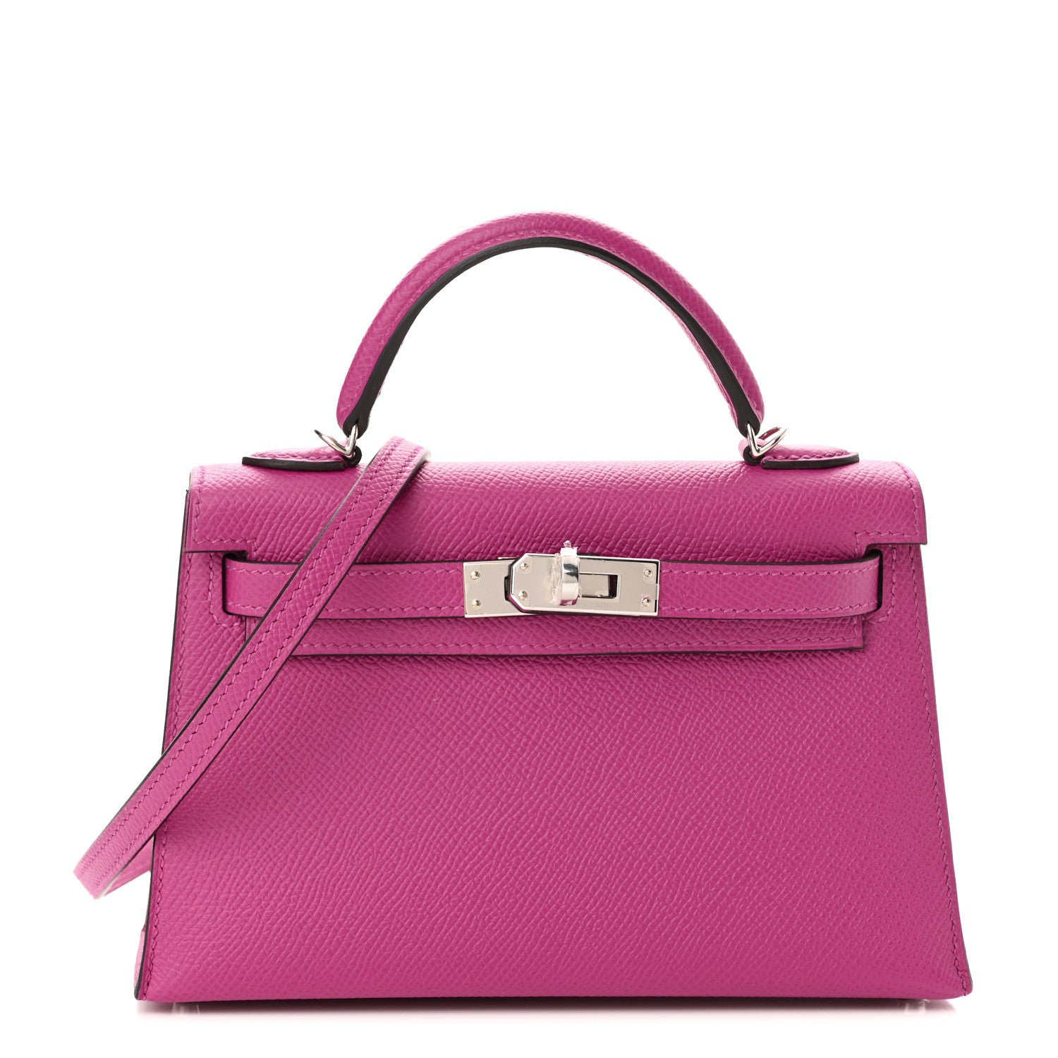 Hermes Epsom Mini Kelly Sellier 20 Rose Pourpre 1 of 10