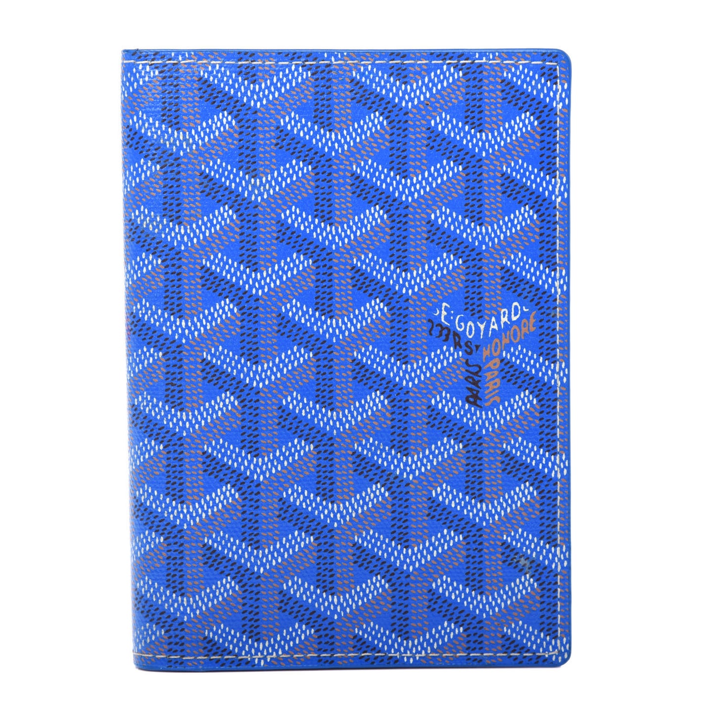 Goyardine Pocket Organizer Wallet Sky Blue