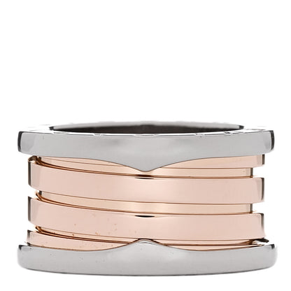 Bulgari 18K Rose Gold B.Zero1 Four-Band Ring 51 5.75 3 of 5