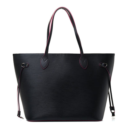 Louis Vuitton Epi Neverfull MM Black Hot Pink 1 of 4