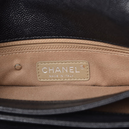 Chanel Caviar Quilted Medium Simply CC Flap Black 6 of 10