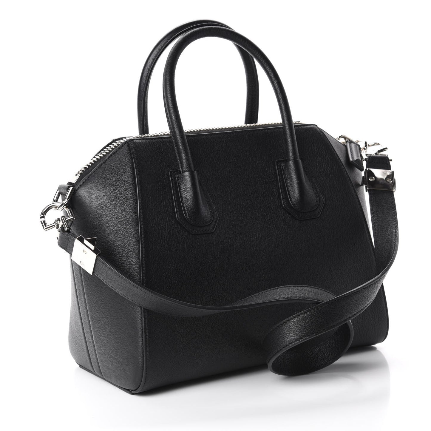 Sugar Goatskin Small Antigona Black