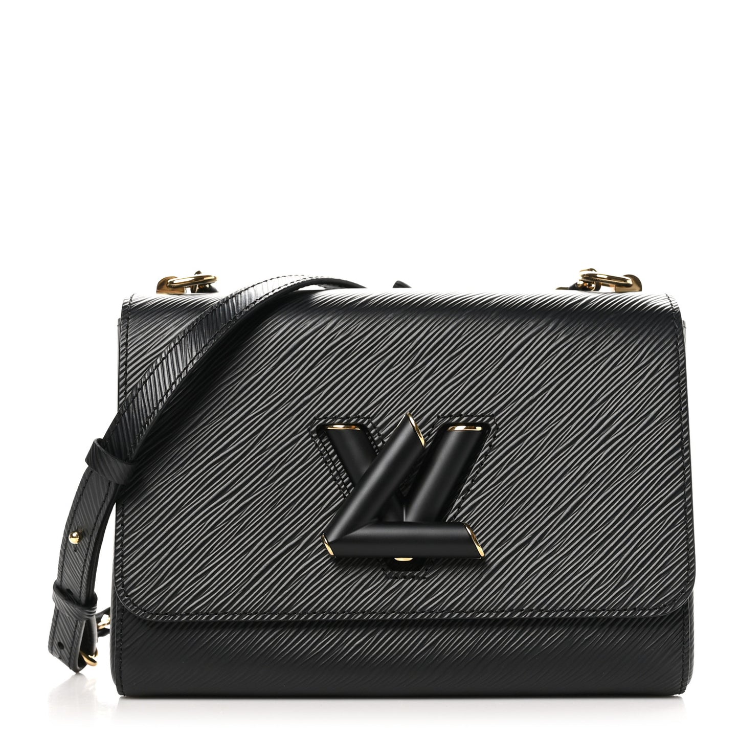 Epi Twist Shoulder Bag MM Black