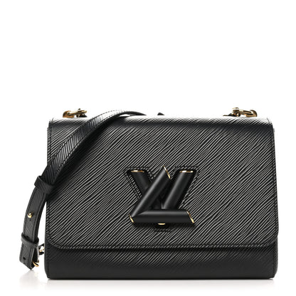 Louis Vuitton Epi Twist Shoulder Bag MM Black 1 of 10