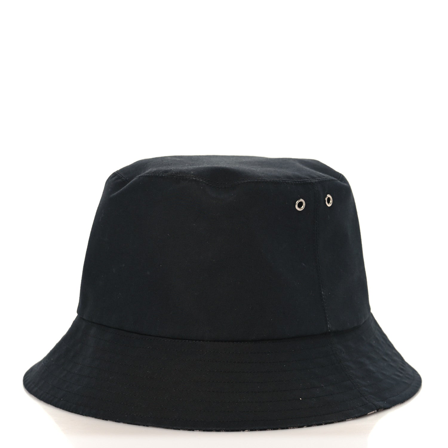 Christian Dior Oblique Reversible Teddy-D Brim Bucket Hat 57 Black 2 of 12