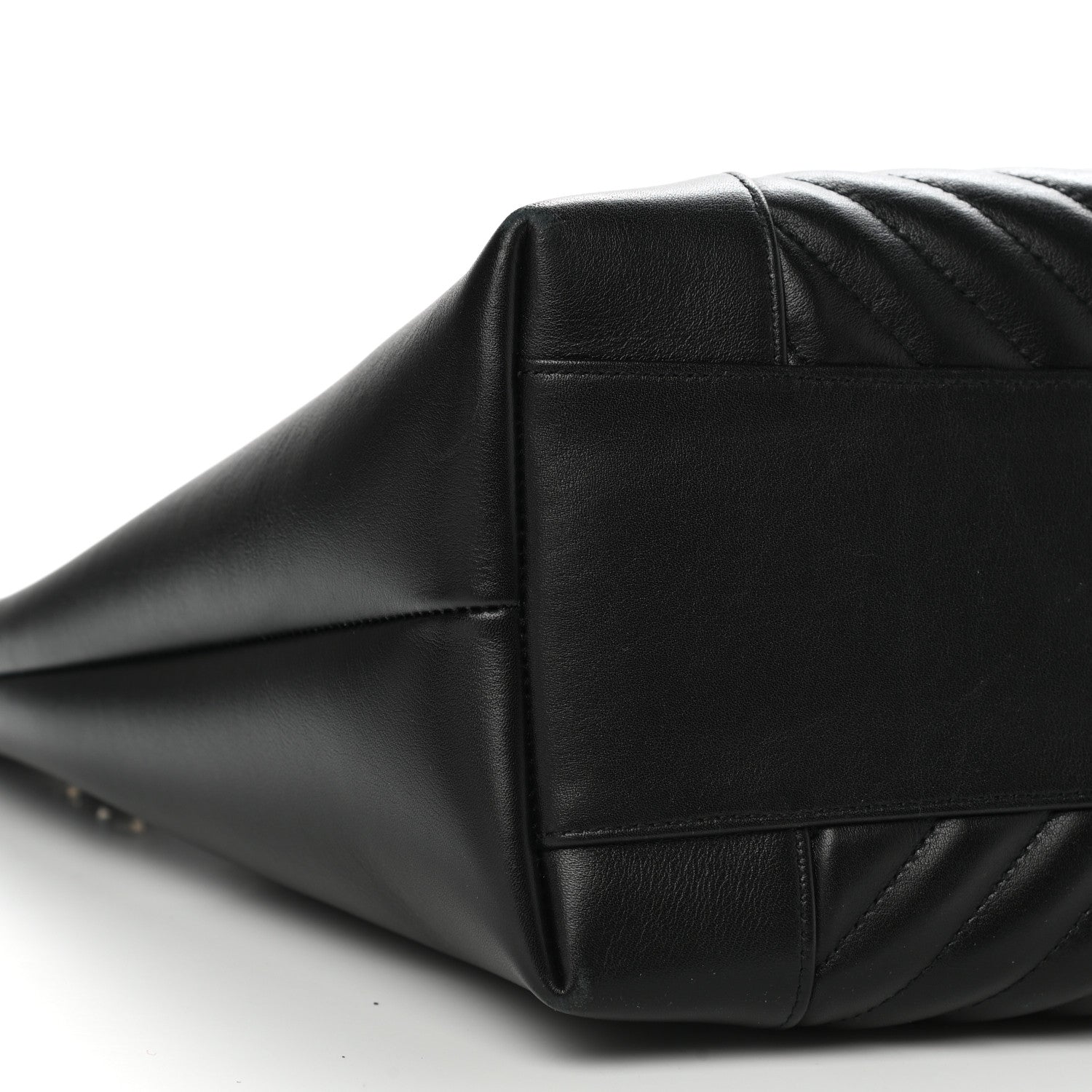 Chanel Calfskin Quilted Large Daily Shopping Bag Black 8 of 9