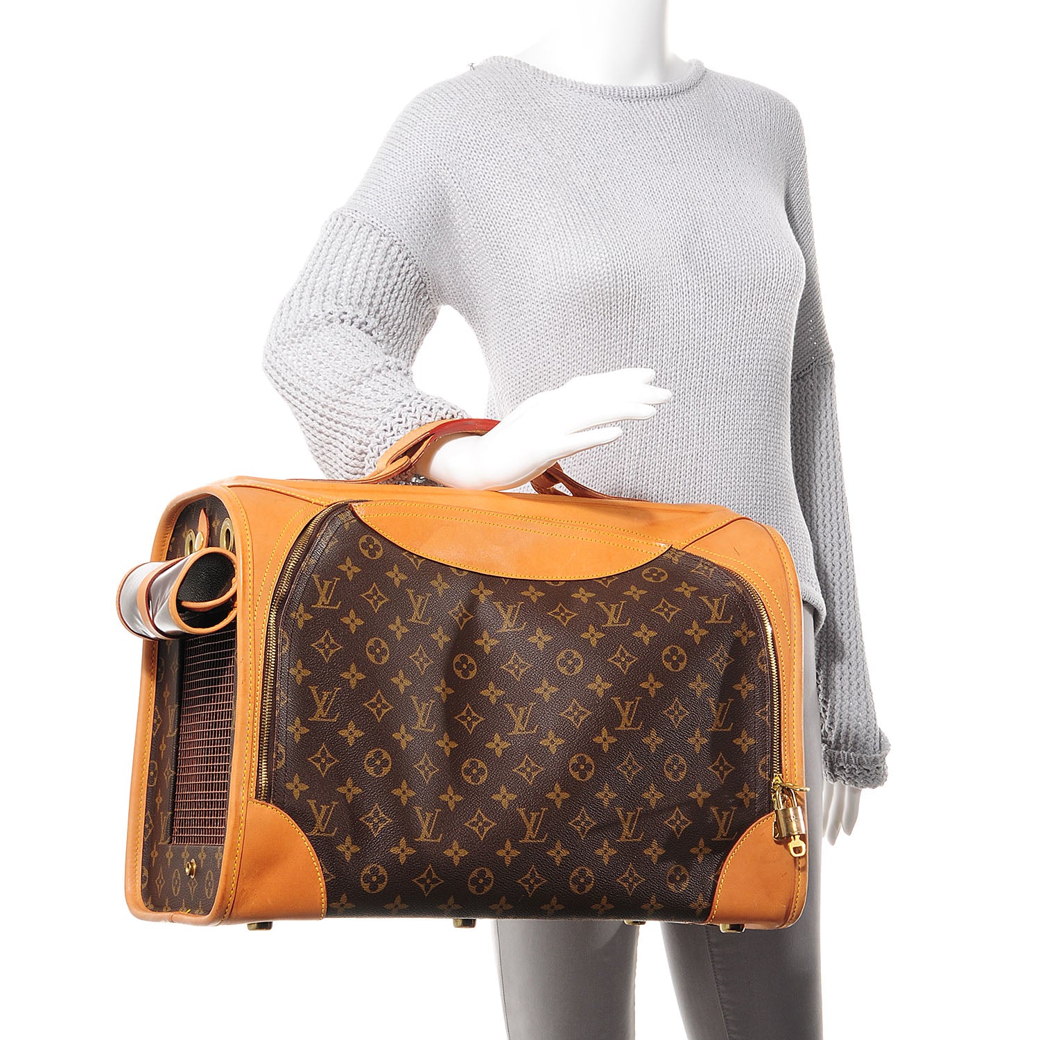 Louis Vuitton Monogram Pet Carrier 2 of 6