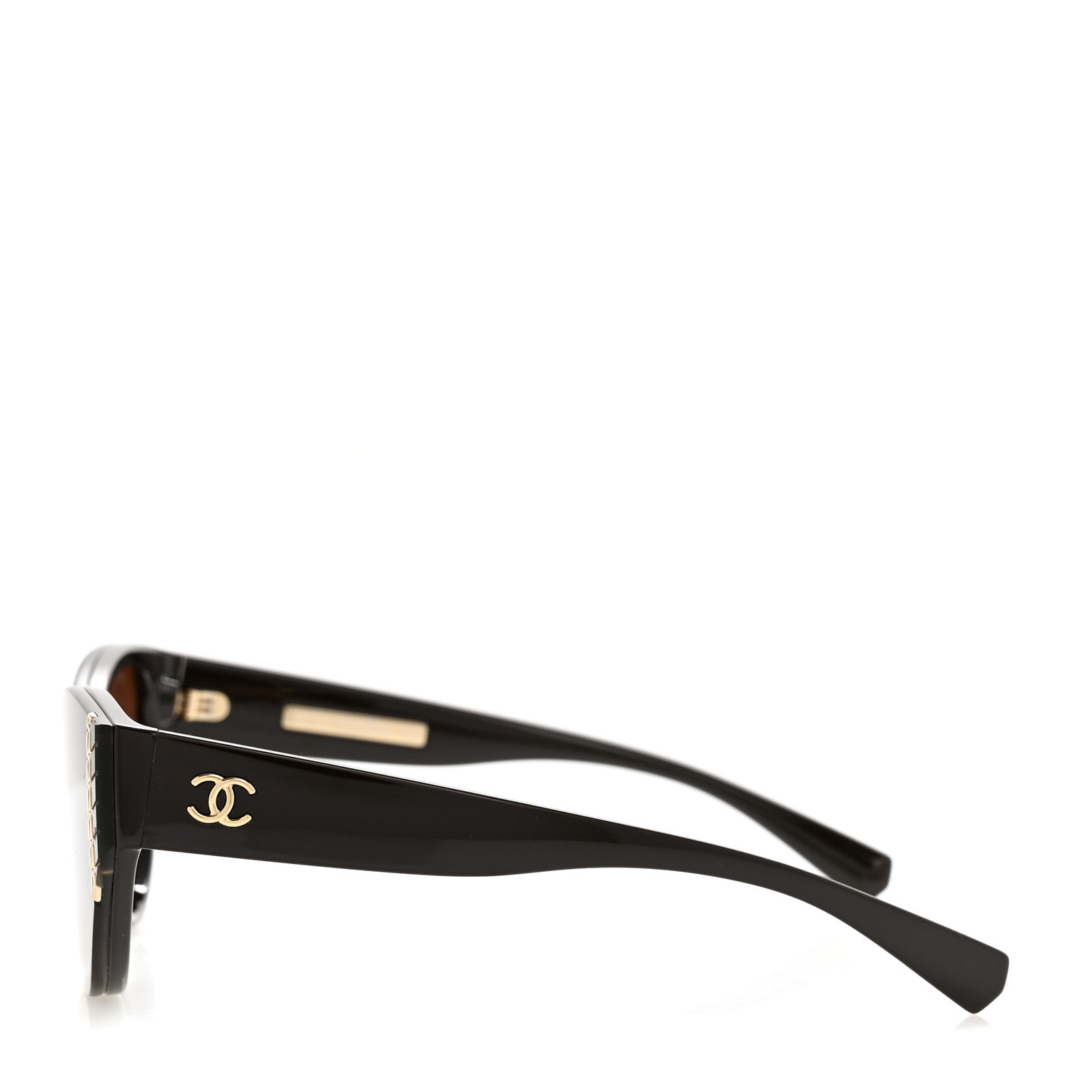 Chanel Acetate Cat Eye Sunglasses 6054 Black 3 of 10