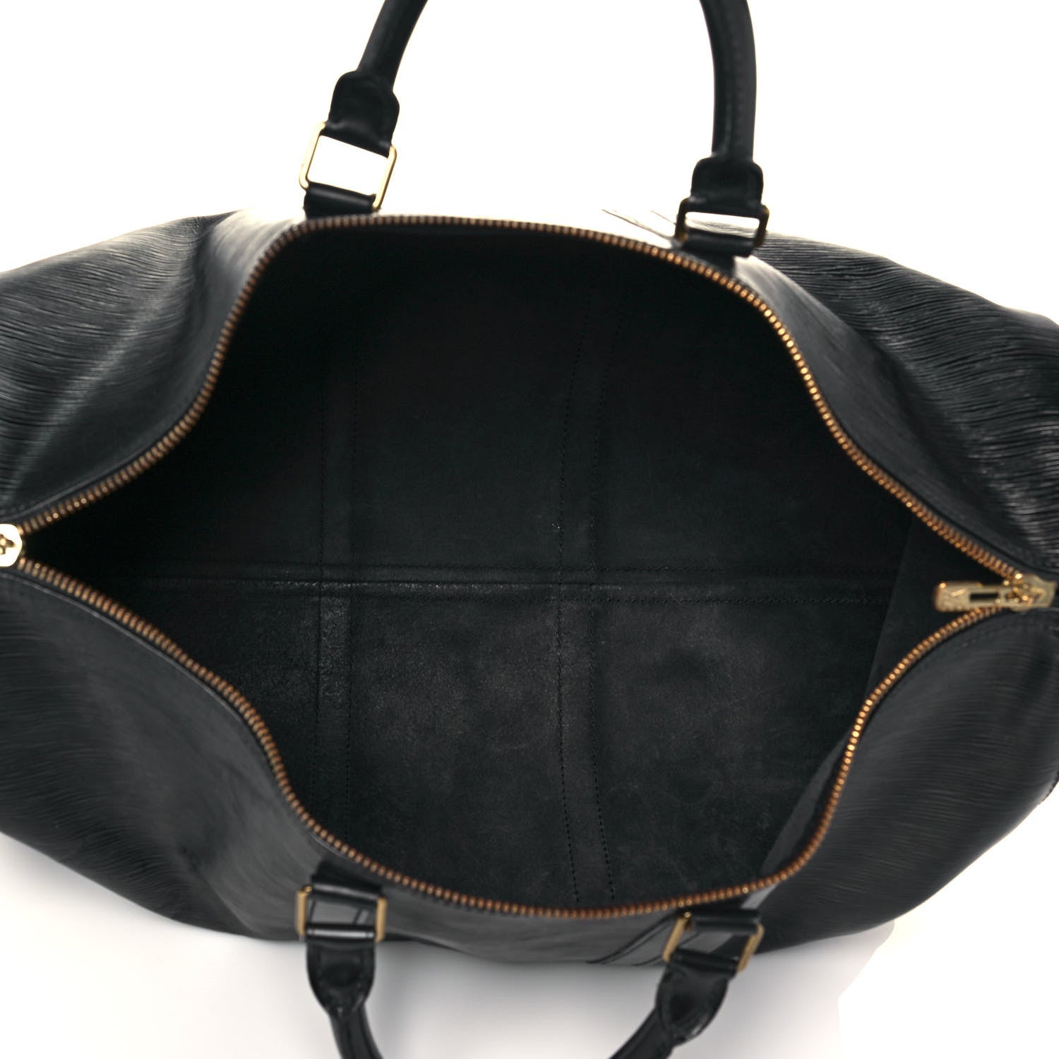 Louis Vuitton Epi Keepall 55 Black 5 of 17