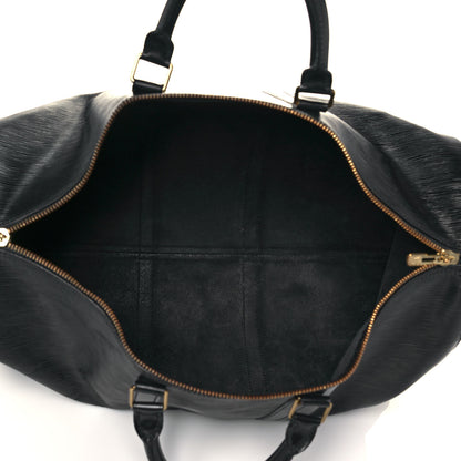 Louis Vuitton Epi Keepall 55 Black 5 of 17