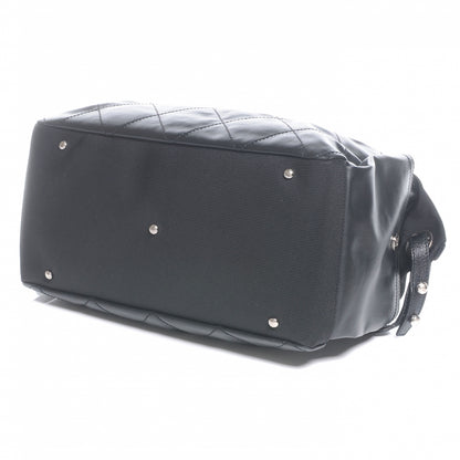 Chanel Coated Canvas Paris Biarritz Hobo Black 4 of 7