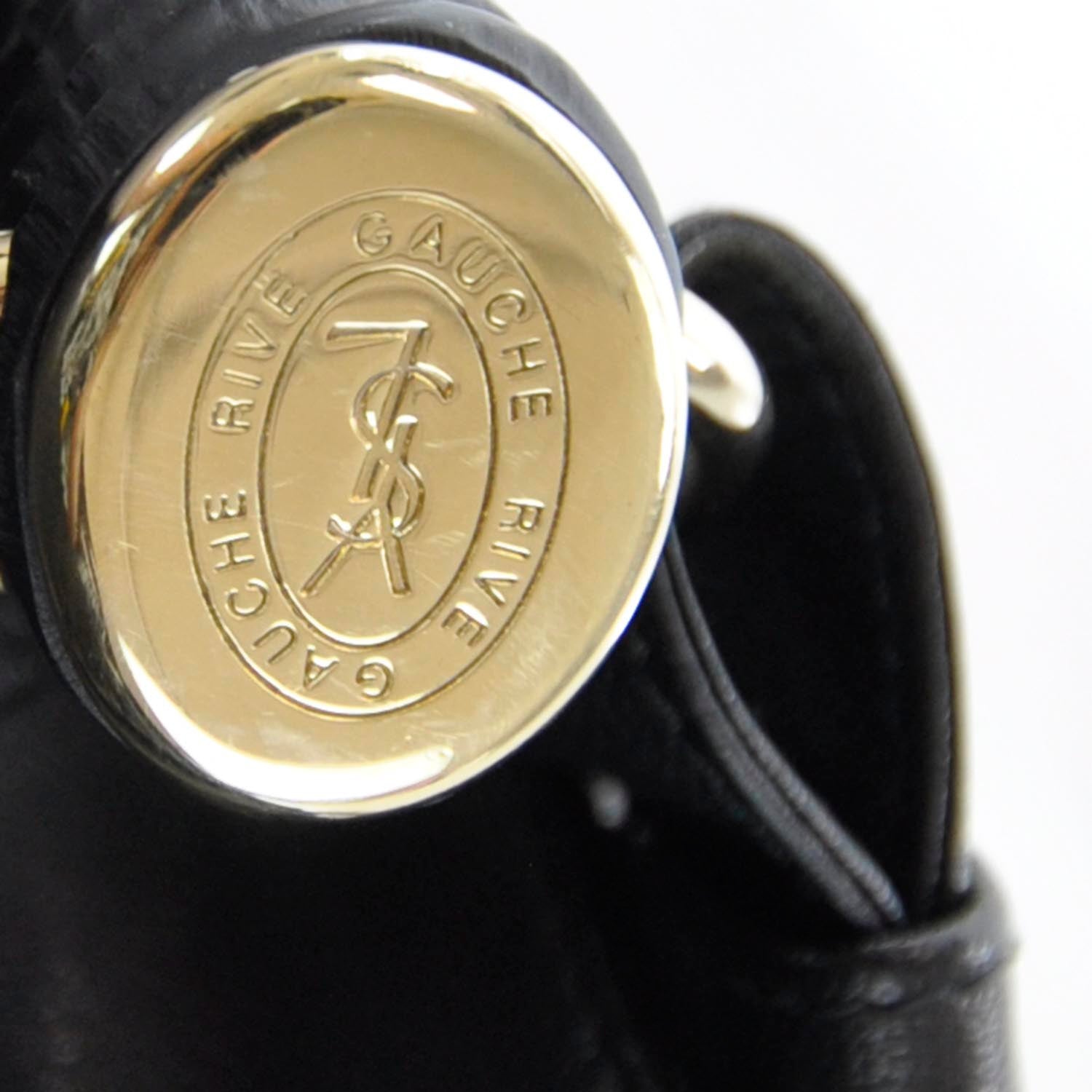 Saint Laurent Chevre Mala Mala Horn Bag Black 8 of 12