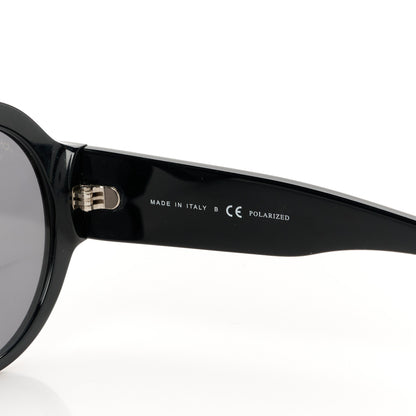 Chanel Acetate Polarized Round Sunglasses 5410 Black 6 of 8