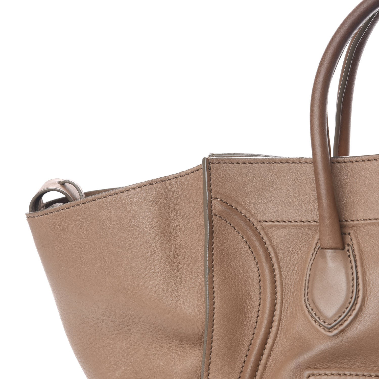 Celine Supple Calfskin Medium Phantom Luggage Taupe 12 of 23