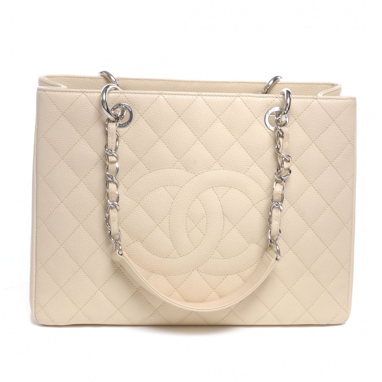 Chanel Caviar Grand Shopping Tote GST Beige Clair 1 of 7