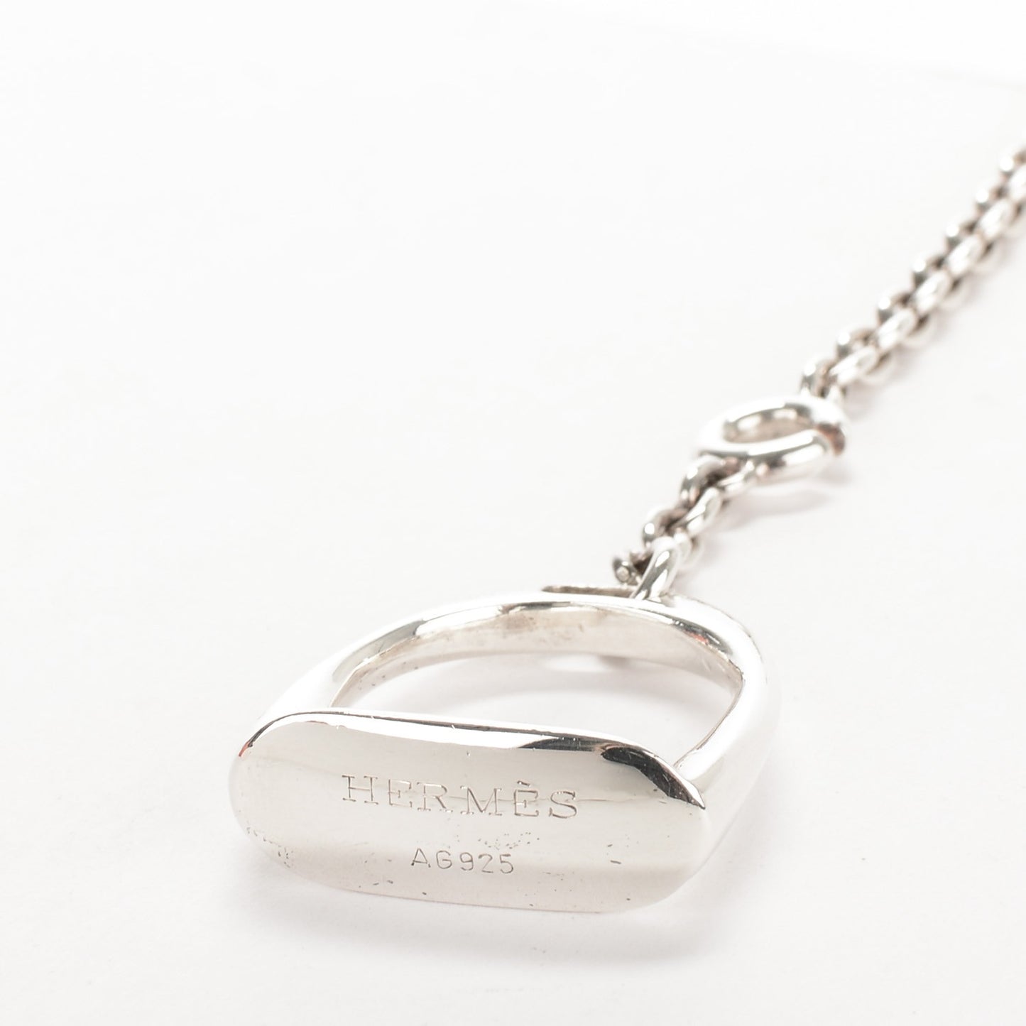 Sterling Silver Etrier Key Chain Bag Charm