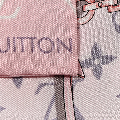Louis Vuitton Silk Monogram Confidential Bandeau Light Pink 5 of 5