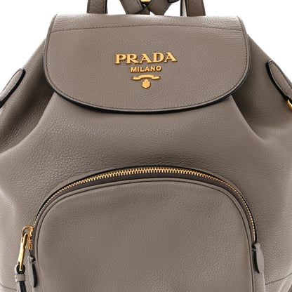 Prada Vitello Daino Backpack Argilla 9 of 13