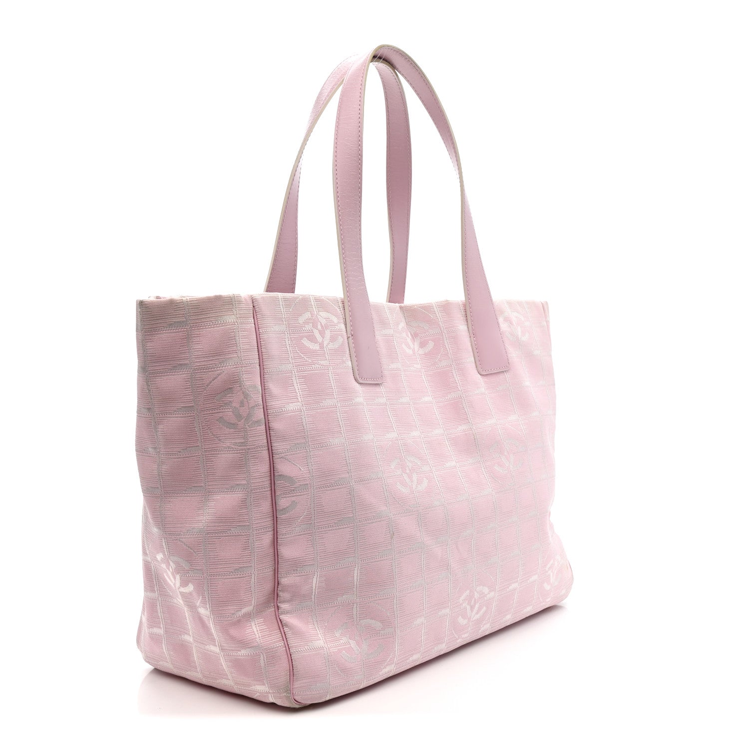 Chanel Nylon Travel Large Tote Pink 3 of 13