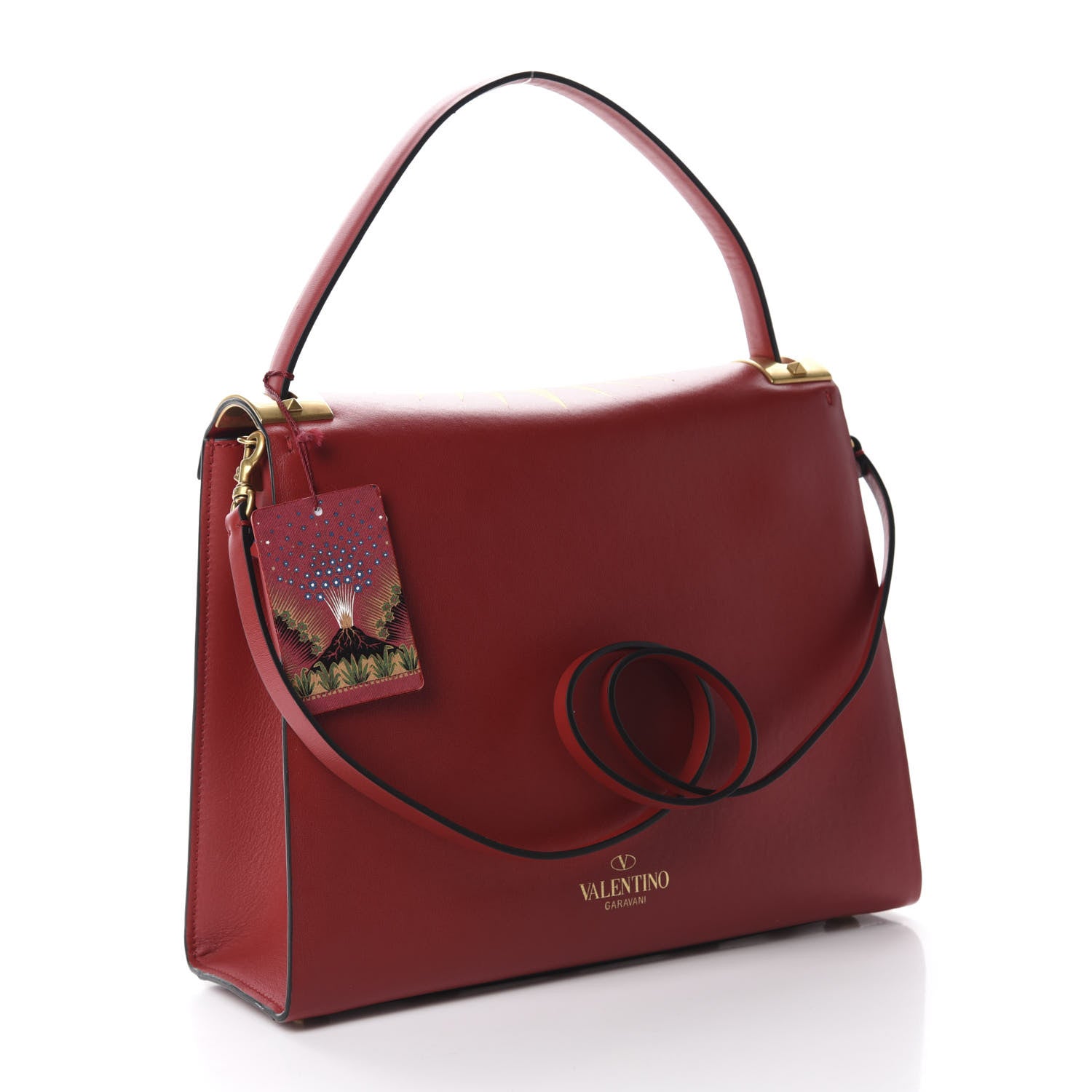 Valentino Garavani Calfskin Enchanted Wonderland My Rockstud Frame Bag Rosso Valentino 3 of 9