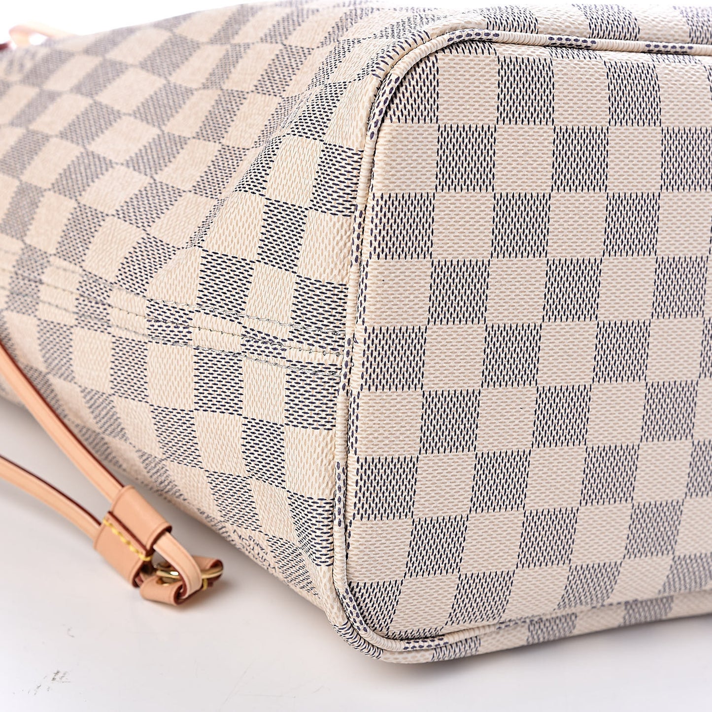 Damier Azur Neo Neverfull MM Rose Ballerine