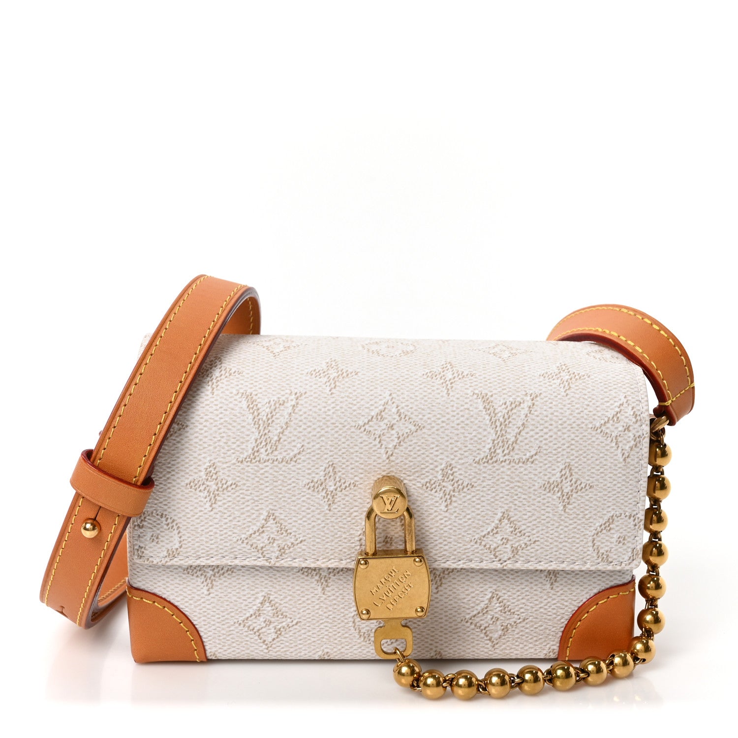 Louis Vuitton Heritage Monogram Steamer Wearable Wallet Off White