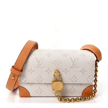 Louis Vuitton Heritage Monogram Steamer Wearable Wallet Off White 1 of 9