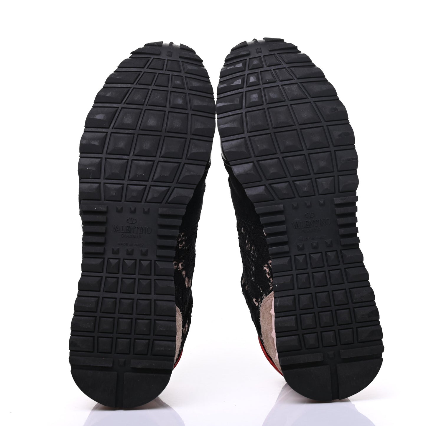 Macrame Lace Suede Womens Rockrunner Sneakers 36.5 Black