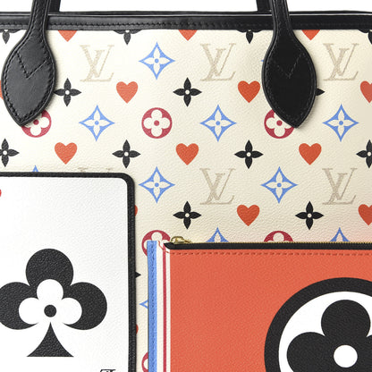 Louis Vuitton Game On Neverfull MM White 10 of 11