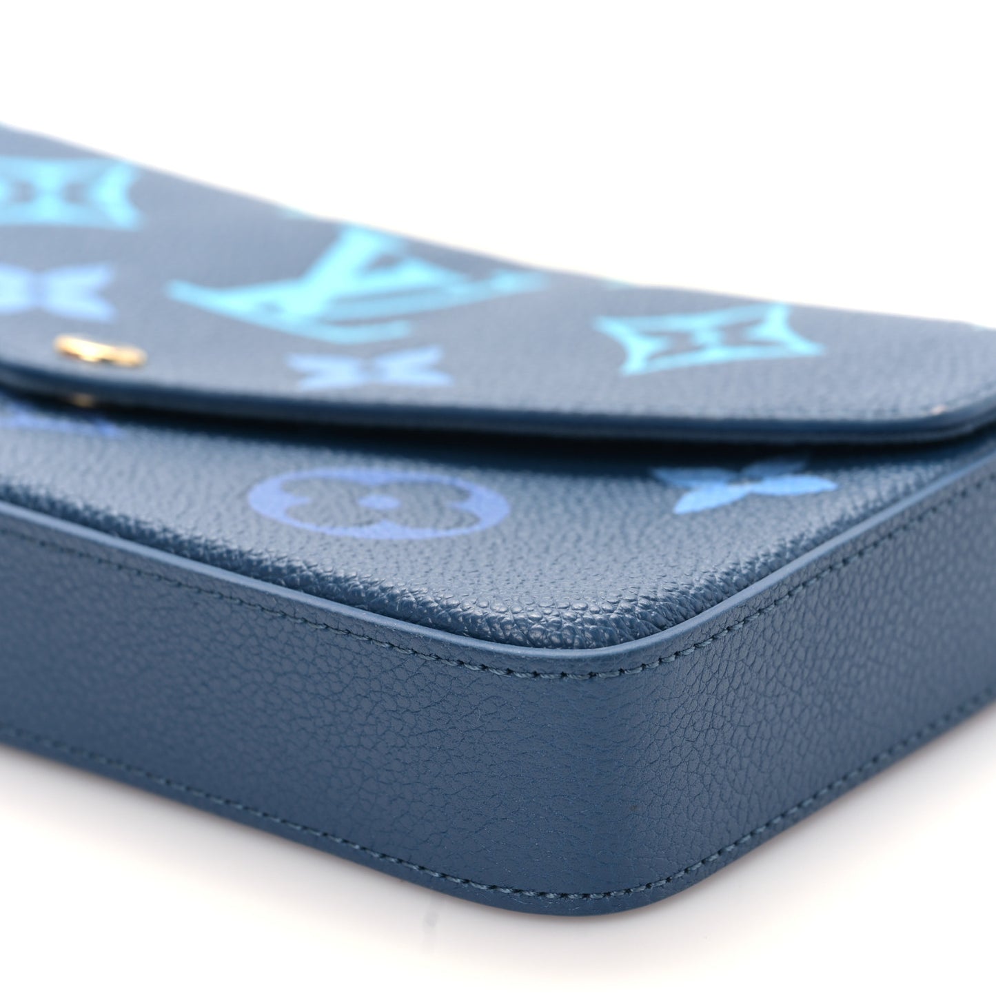Empreinte Monogram Giant Felicie Pochette Chain Wallet Gradient Blue
