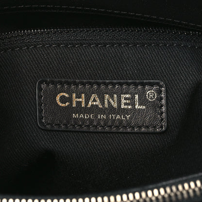 Chanel Shiny Calfskin Goatskin Quilted Medium Coco Curve Messenger Flap Black 6 of 10