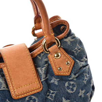 Louis Vuitton Monogram Denim Pleaty Blue 13 of 14