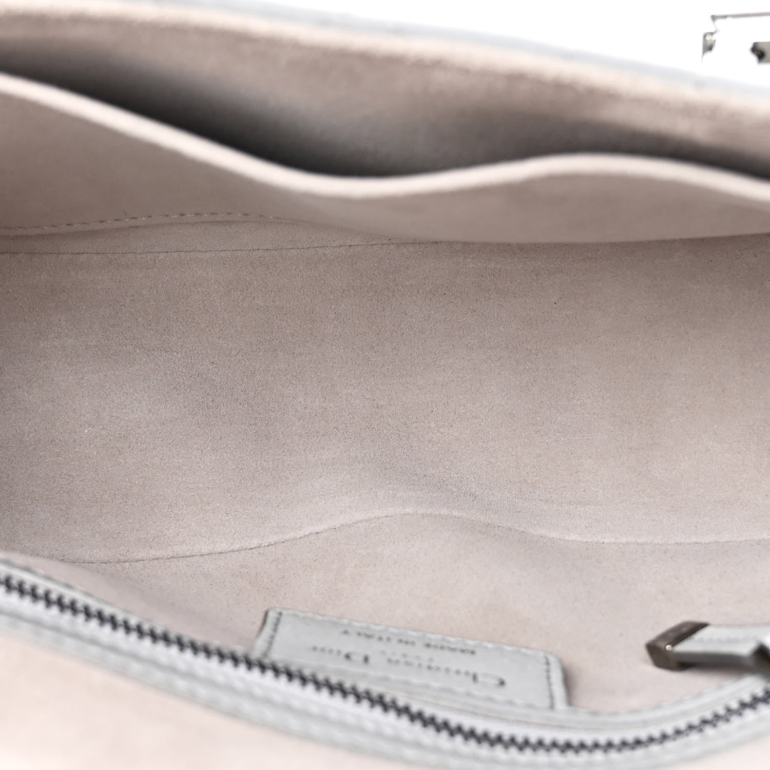 Christian Dior Calfskin Macrocannage Small Diorcamp Messenger Argent 5 of 11