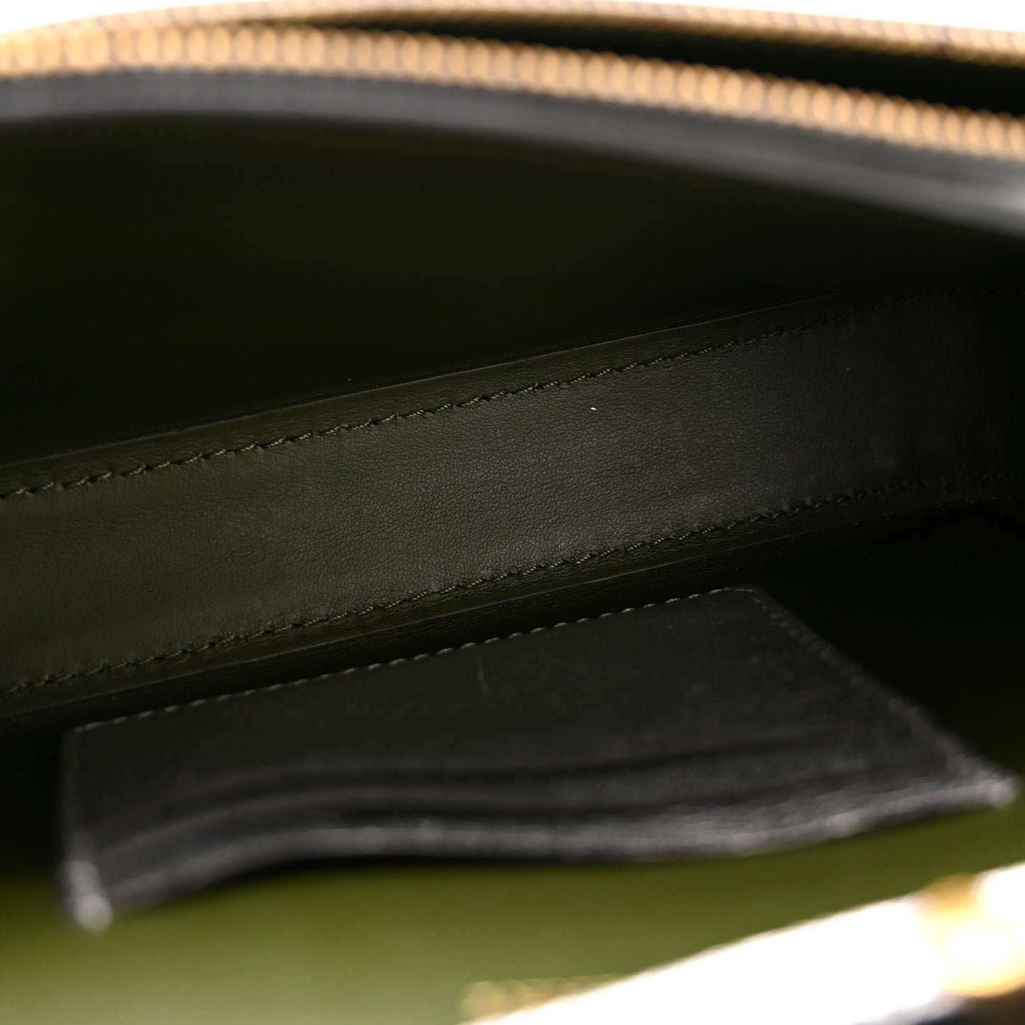 Metallic Hayes Goatskin D-Ring Mini Bag Silver